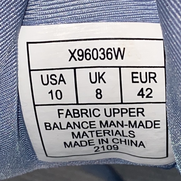 Xelero Steadfast Women’s Light Blue/White Athletic Sneaker X96036-Size 10 - Picture 14 of 16